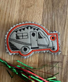 ITH - Stickdatei Schlüsselanhänger Wohnwagen